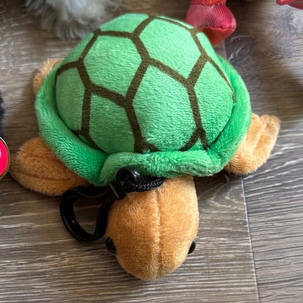 Ty Plush Assortment - Brown, White, Green, Blue, Pink, Purple